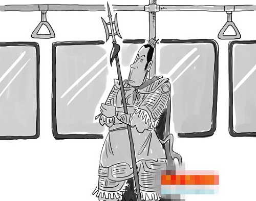 廣州地鐵廣告吸睛！劉關(guān)張教你乘地鐵的正確姿勢(shì)