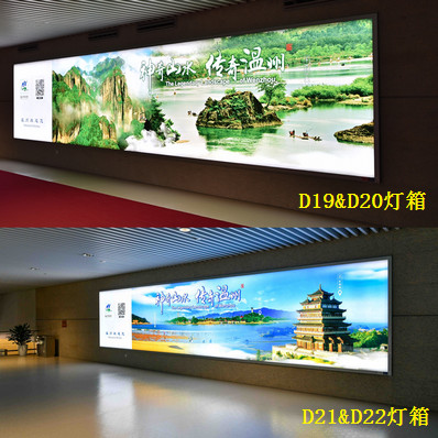 溫州機(jī)場到達(dá)左右兩側(cè)通道下行扶梯前燈箱廣告