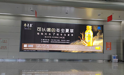貴陽機(jī)場T2到達(dá)行廳燈箱廣告