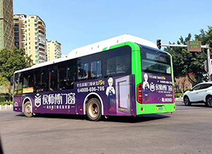 惠州公交車廣告價格多少錢？惠州公交車體廣告家裝建材案例
