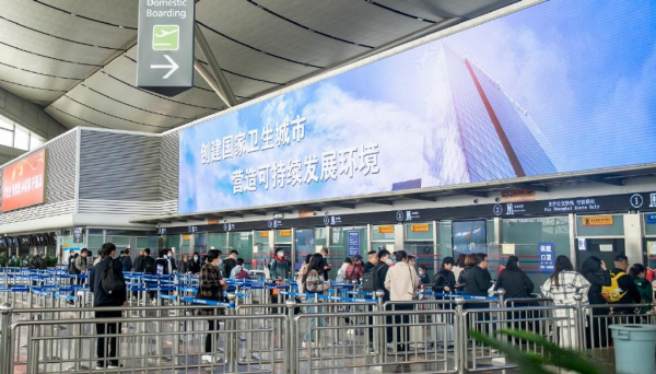 太原機場廣告價格？太原武宿機場航站樓最大LED廣告牌位置優(yōu)勢