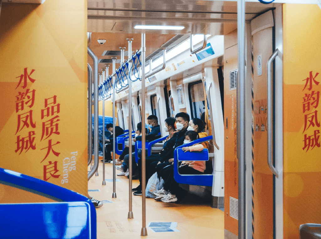 佛山地鐵3號線廣告價格多少錢？佛山地鐵廣告大良政務特色案例圖